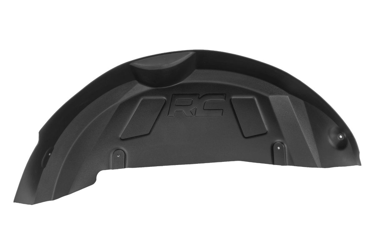 Jeep Wrangler Unlimited Wheel Well Liners (2) - Rear - Rough Country - Rough Country - Black - '07-'18